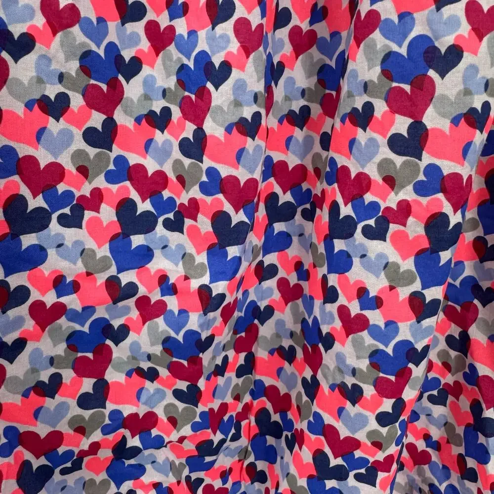 NEW GAP Full Skater Skirt Hearts Girls XXL 14 16 Pull On Casual Preppy Valentine
